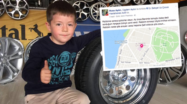 'Az önce benimle konuştu, baba dedi'