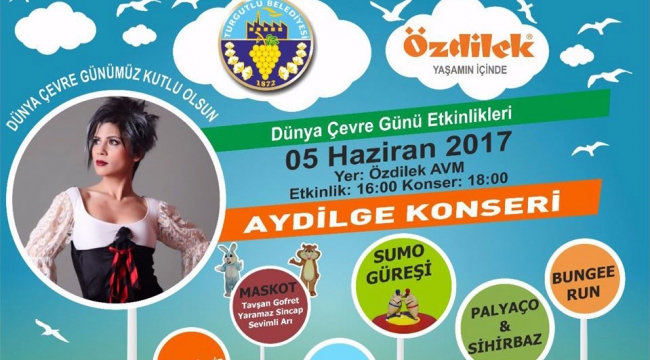 Çevre Günü Etkinliği Aydilge’nin konseriyle renklenecek