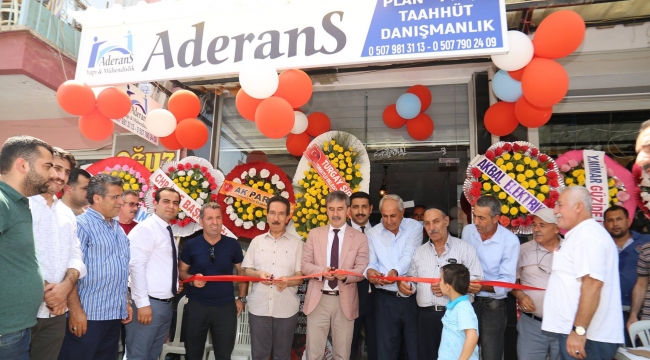 Aderans Yapı ve Mühendislik açıldı