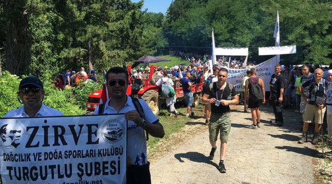 Turgutlu Zirve Dağcıları Marş Mira Yolunda Yürüdü