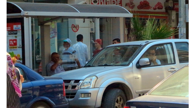 Minibüs durakları işgal altında