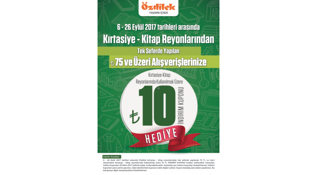 Okul Alışverişleri Özdilek’ten Yapılır