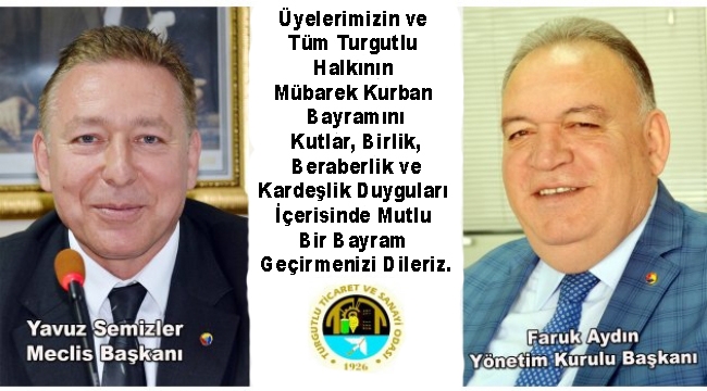 TUTSO Kurban Bayramını kutladı