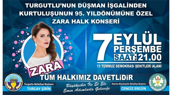 Zaferi kutluyoruz, Zara sahne alacak