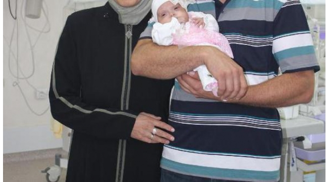 580 gram doğdu, 2 kilo 850 gram olarak taburcu edildi