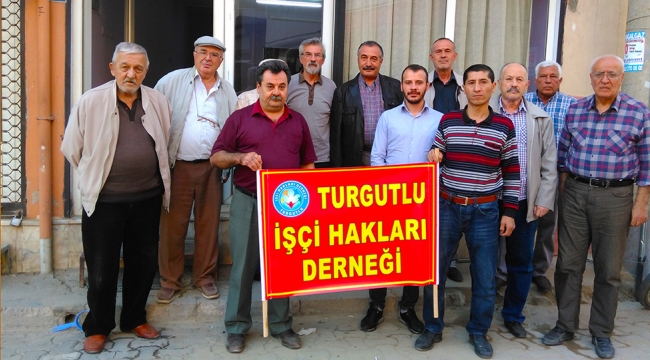 DİSK/SOSYAL-İŞ Sendikası Genel Sekreteri Turgutlu İşçi Hakları Derneği'ni ziyaret etti