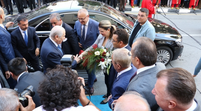 MHP Genel Başkanı Bahçeli, Manisa'da