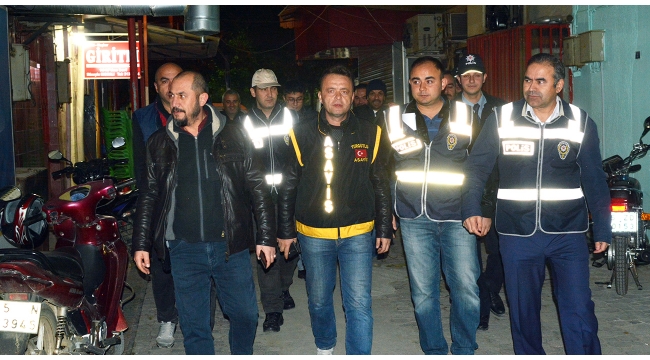Turgutlu’da huzur operasyonu