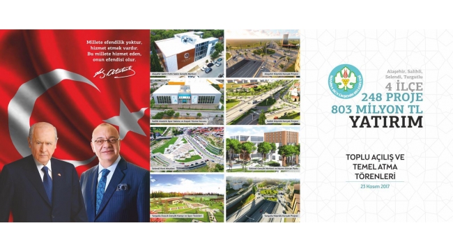 ''Turgutlu Projelerine Rekor Yatırım''
