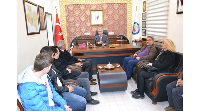 CHP yönetiminden Kaymakam Turan'a ziyaret: İlk nazik kutlamayı yapan ilk kişisiniz'