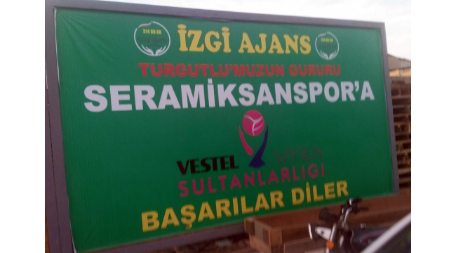 İzgi Ajans’tan Seramiksan’a bilboardlı destek