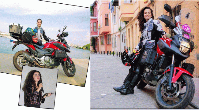 'Kadınlara özgürlük' sloganıyla motosikletle 3 kıtada 90 bin kilometre
