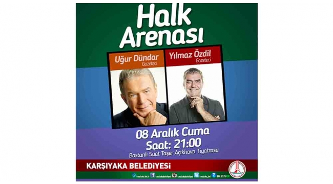 Yılmaz Özdil yarın Karşıyaka'da
