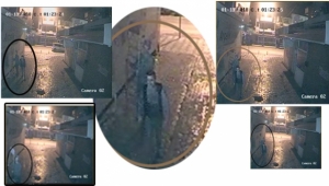 Gazete standı hırsızlığı güvenlik kamerasında