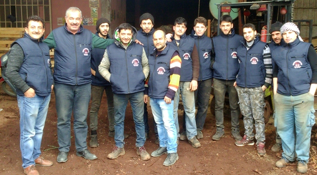 Başkan Laleseven'den üyelerine jest