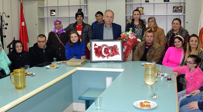 Bedensel Engelliler Derneği’nden Başkan Coşkun’a anlamlı ziyaret