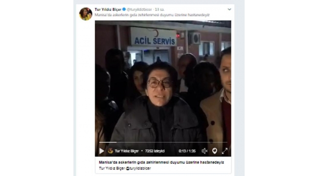 CHP'li Biçer, askerlerin zehirlendiğini sanarak hastaneye koştu