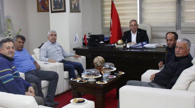 TARİŞ İNCİR BİRLİĞİ YÖNETİM KURULUNDAN TUTSO BAŞKANINA ZİYARET