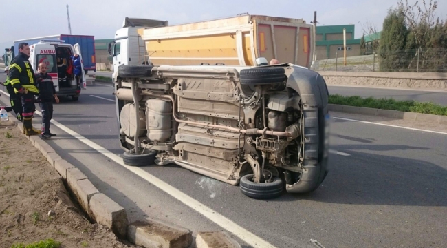 Trafik Kazası: 1 yaralı