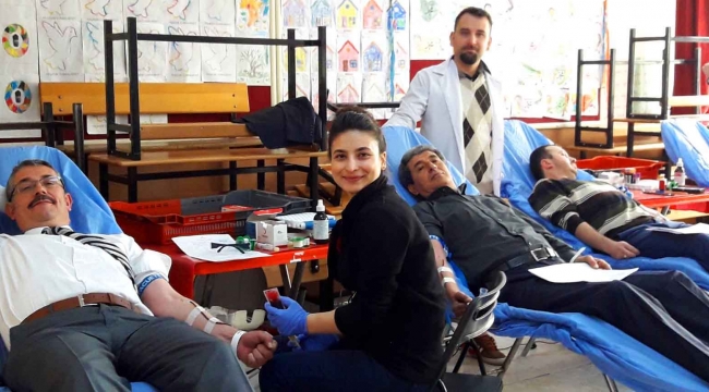 Avşar Mahallesi'nden Afrin'e kan bağışı etkinliği