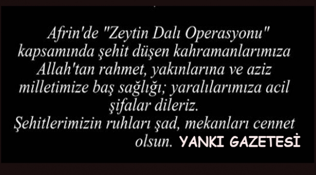 Başımız sağolsun