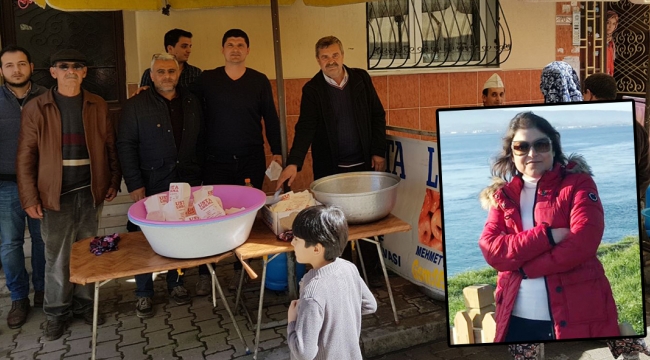 Kazada ölen Derya öğretmen anısına lokma hayrı