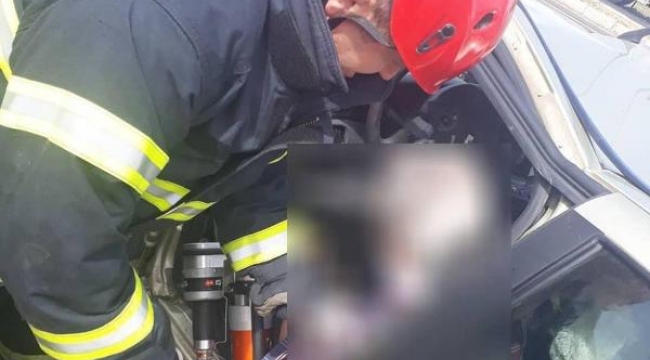 Kazada yaralanan sürücü kurtarılamadı