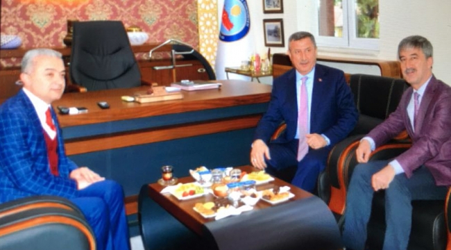 Vali Yılmaz'dan Kaymakam Turan'a ziyaret