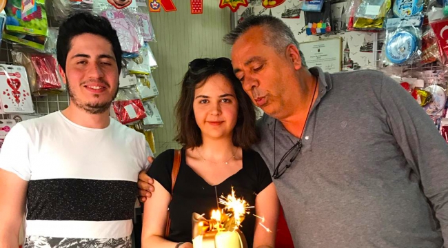 Babaya doğum günü sürprizi