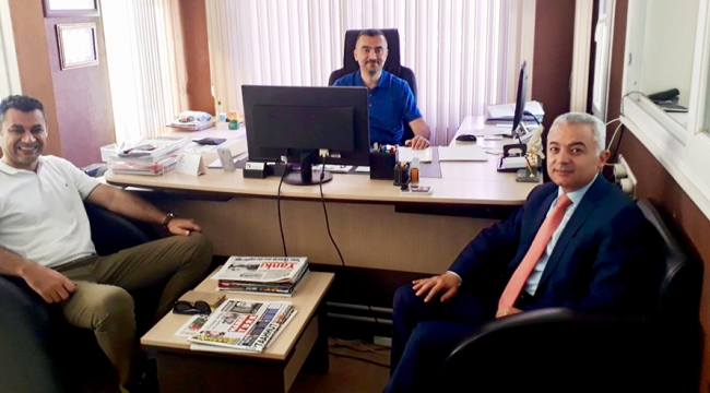 Kaymakam Turan'dan Arpacı'ya nezaket ziyareti