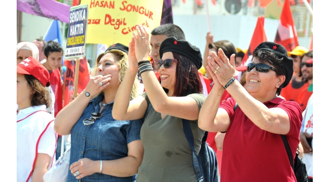 MANİSA’DA  1 MAYIS BÖYLE KUTLANDI