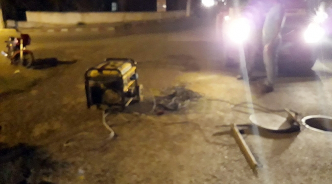 Maski arızalanan vana için harekete geçti