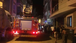 Mutfakta çıkan yangın korkuttu