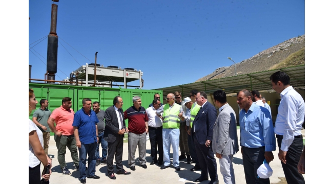 Metan gazından elektrik üretiyor