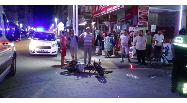 Otomobilin çarpıp kaçtığı motosikletli yaralandı