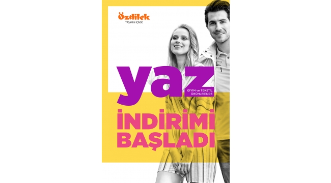 Özdilek'te indirim rüzgarına sen de kapıl!