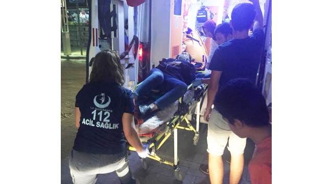Motosikletin çarptığı elektrikli bisikletli genç kız yaralandı
