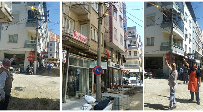 Sokak lambalarının gündüz yanmasına esnaftan tepki