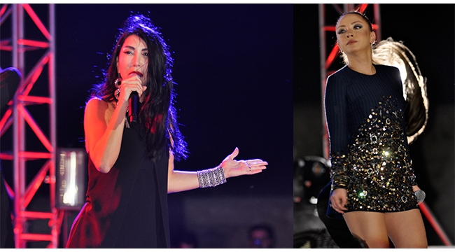 Turgutlu'da Hande Yener ve Ece Seçkin rüzgarı