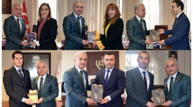 Kaymakam Turan'dan hakim ve savcılara nezaket ziyaretleri