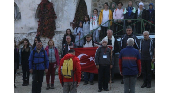 Olympos dağcıları Ata'ya saygı için Hamzababa – Ovacık parkurundaydı