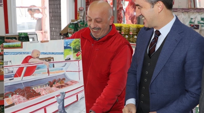 Dünyanın konuştuğu o an yağlı boyayla resmedildi