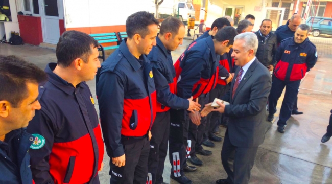 Kaymakam Turan'dan İtfaiyeye anlamlı ziyaret