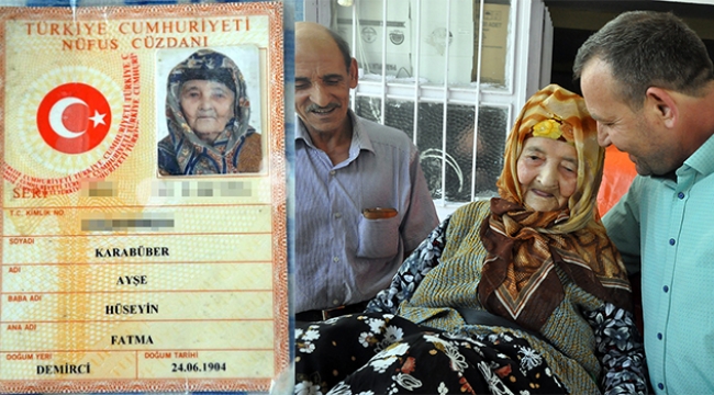 Turgutlu'nun en yaşlısı Ayşe Nine vefat etti