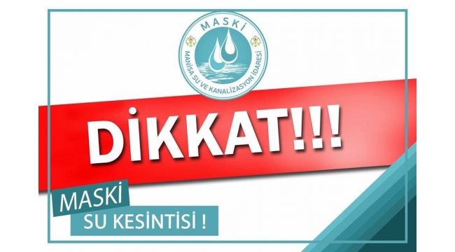   18 mahalle için elektrik kesintisine bağlı su kesilebilir uyarısı