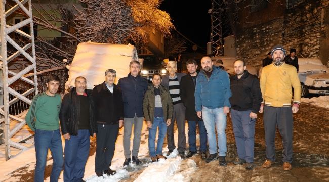 Başkan Şirin'den gece çıkarması