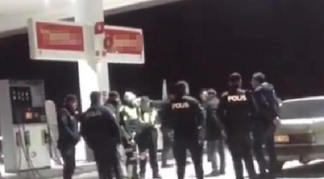 Çevik kuvveti taşıyan otobüsün sürücüsüne tabanca çekince, büyük şok yaşadılar