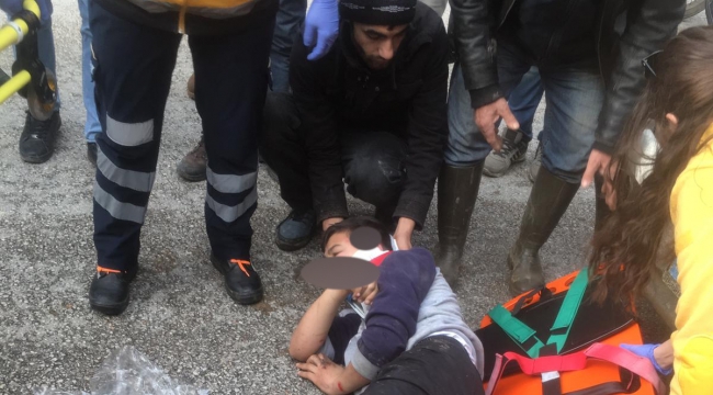 Dolmuşla çarpışan bisiklet sürücüsü yaralandı