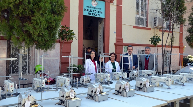 Halk eğitimde 500 kursiyer iş karşılığı ücret projesinden faydalandı