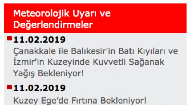 Marmara Bölgesi ve Kuzey Ege'de Fırtına Bekleniyor!